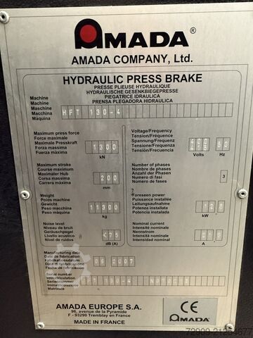 Durchlaufpresse AMADA PROMECAM HFT 130-4