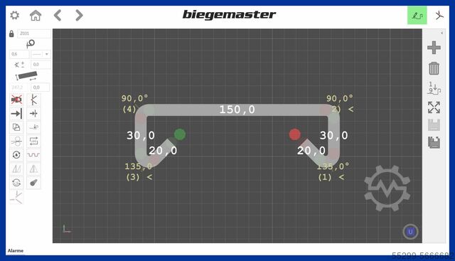 Schwenkbiegemaschine BIEGEMASTER XBEND 6.2,00