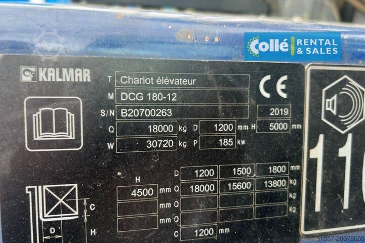 Forklift Kalmar DCG180-12 | 2019