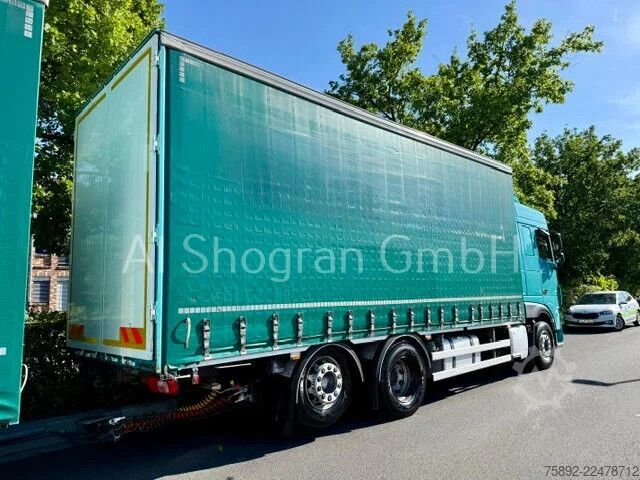 Tarpaulin DAF XF 480 6x2/Standklima/Eu6/Komplettzug