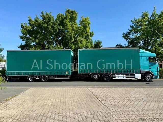 Tarpaulin DAF XF 480 6x2/Standklima/Eu6/Komplettzug
