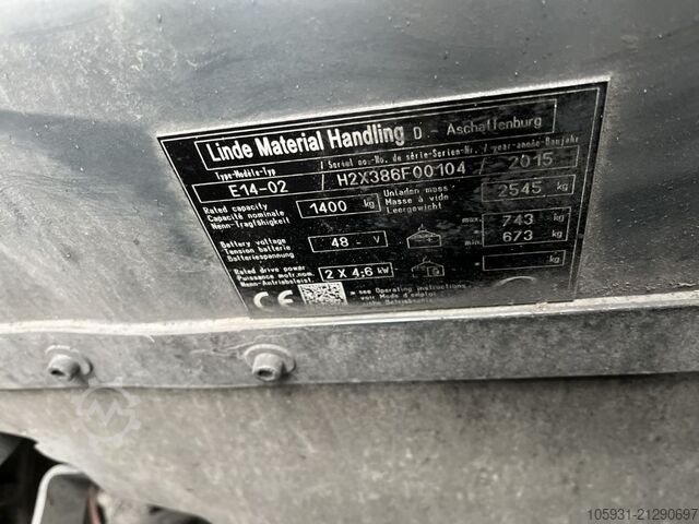 Elektro 3 Rad-Stapler Linde E14-02