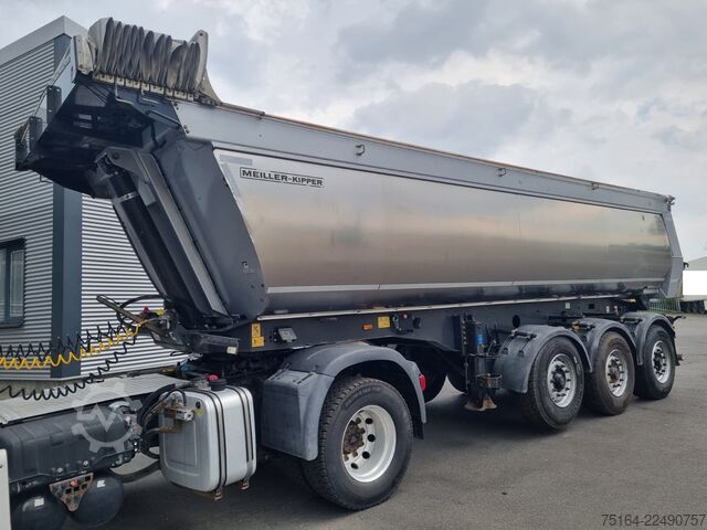 Tipper semitrailer MEILLER MHPS 12/27 NOSS 2 Stahlrundmulde