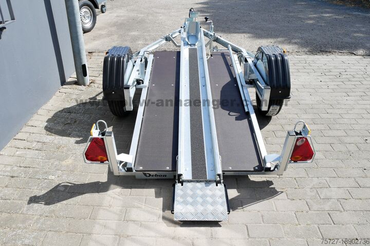 Motorcycle trailer DEBON ROADSTER MOTO1 600kg 265x90cm