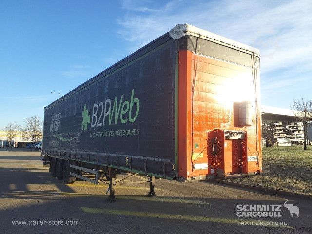 Auflieger mit Pritsche & Plane Schmitz Cargobull Semitrailer Curtainsider Standard