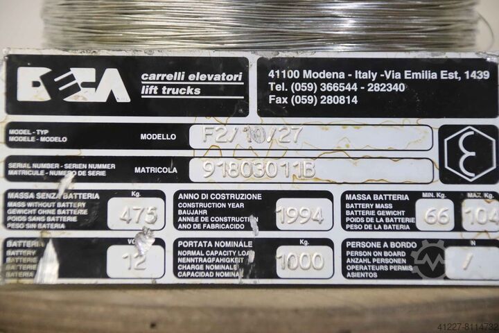 Drawbar complete with drive Deca F2/10/27