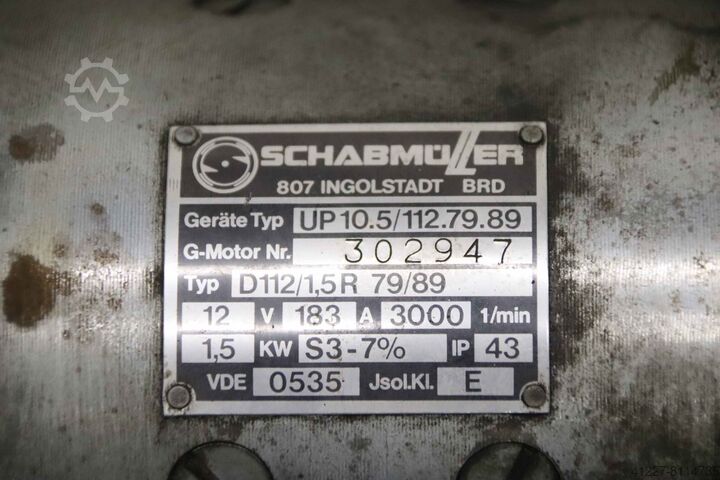 Hydraulic pump for electric forklifts 12 V 1.5 kW Schwabmüller Kaiser+Kraft UP 10.5/112.79.89  UNI 10/25