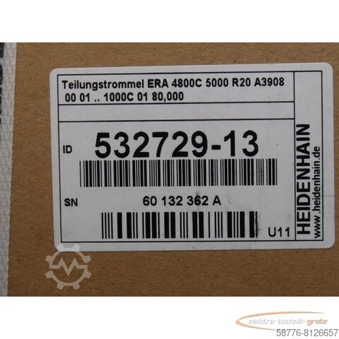 Heidenhain component Heidenhain ERA 4800C 5000 R20 A3908 ID 532729-13 !