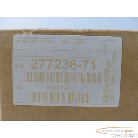 Heidenhain component Heidenhain IBV 650 Interface . 277236-71 SN:8533724 !