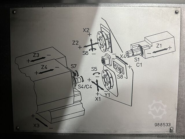 Automatic lathe Traub TNL 12/7