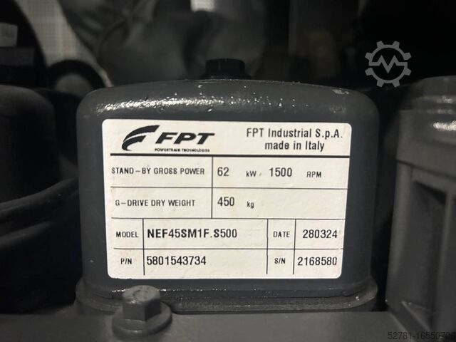 Generator set Iveco NEF45SM1A - 66 kVA Genset SuperSilent - DPX-21028