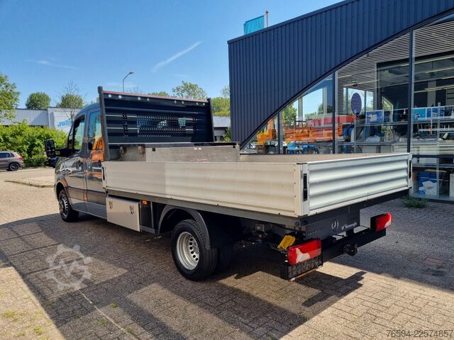 Flatbed double cab Mercedes-Benz Sprinter 516 CDI DC Open laadbak N1 3.5T Trekha...