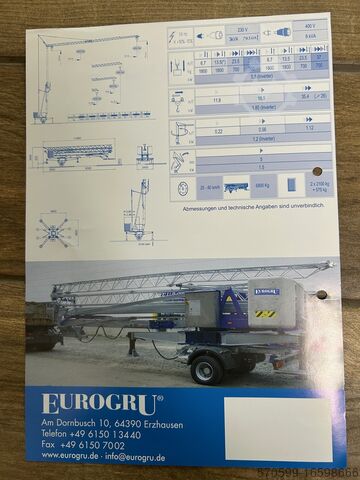 Hochbaukran Eurogru DS216-1L