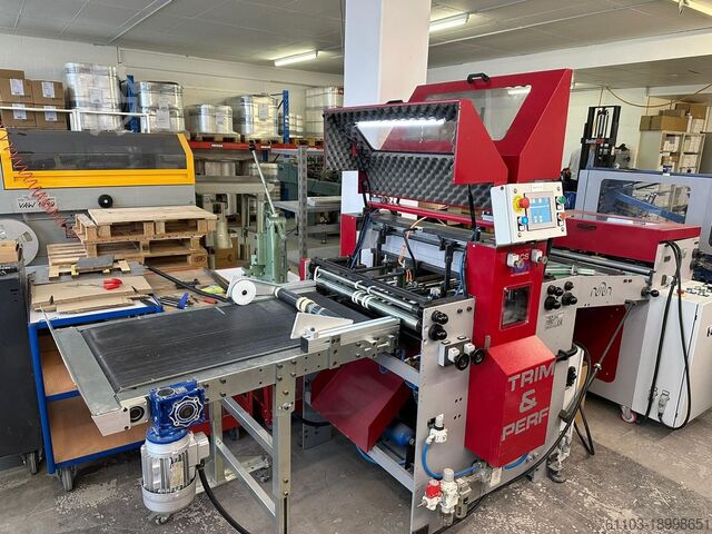 Paper punching machine SCS Automaberg TRIM & PERF.6