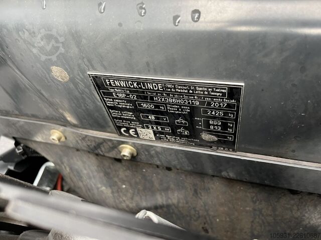 Elektro 4 Rad-Stapler Linde E16P-02