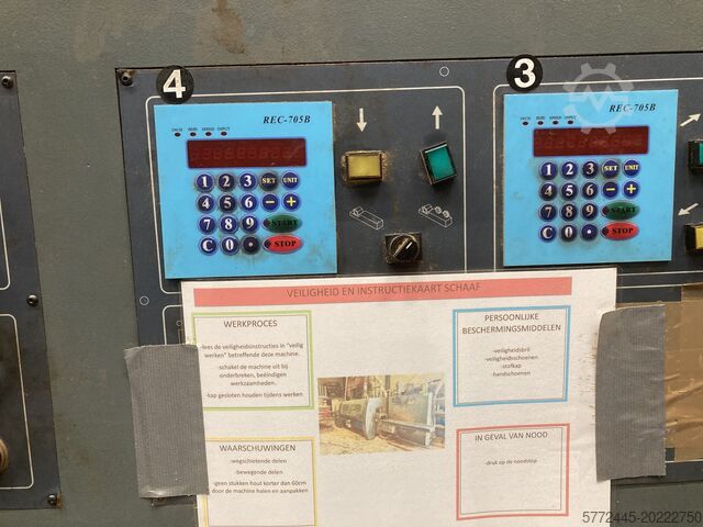 Four-sided planer, 8-axis, Gaujing Gau-Jing GNS-8S23