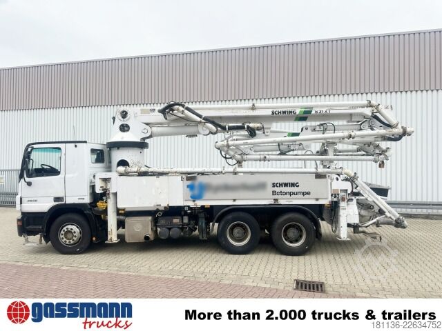 Betonpumpen-LKW Mercedes-Benz Actros 2636 6x4, Betonpumpe Schwing Stetter