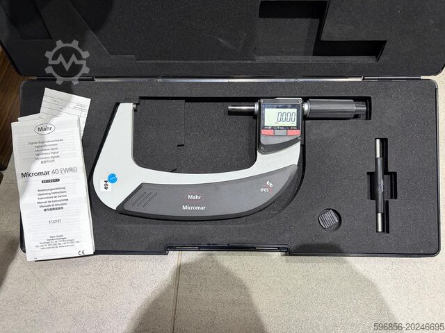 Digital Micrometer Mahr Micromar 40 EWR(i) 100–125 mm IP65 Cyfrowy mikrometr Mahr Micromar 40 EWR(i) 100–125 mm IP65 Cyfrowy mikrometr Mahr Micromar 40 EWR(i) 100–125 mm IP65