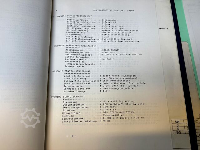 Flachschleifmaschine ELB-Schliff SWN 6/ND