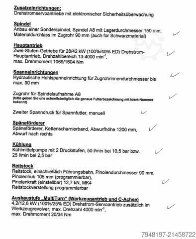 CNC turning and milling center Monforts RNC 600 MultiTurn