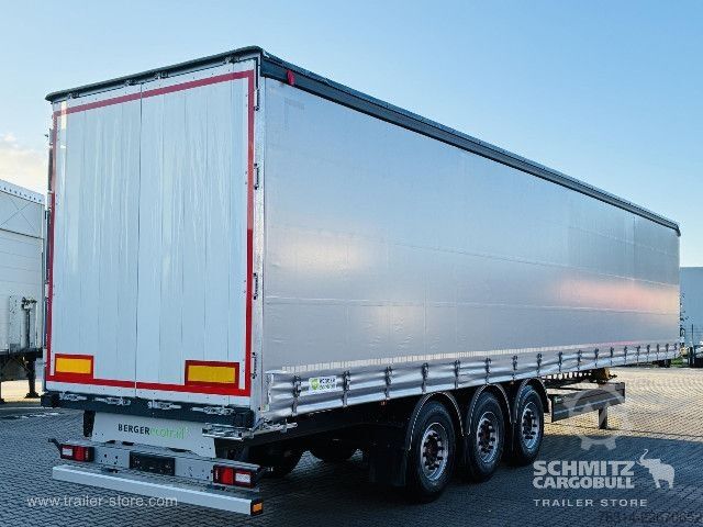 Auflieger mit Pritsche & Plane Berger Curtainsider Standard