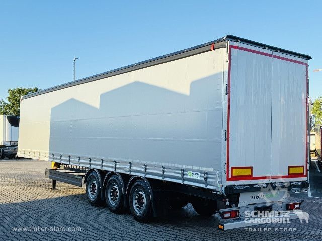 Auflieger mit Pritsche & Plane Berger Curtainsider Standard