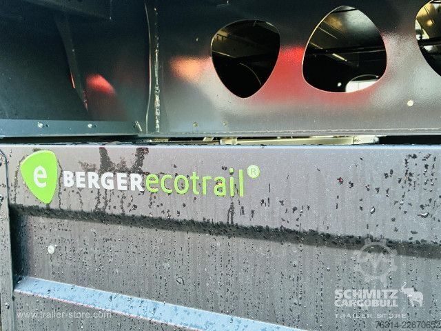 Auflieger mit Pritsche & Plane Berger Curtainsider Standard