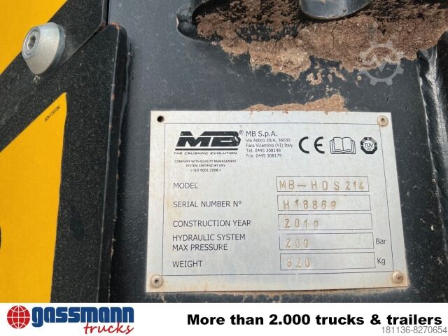 Sonstige MB-HDS 214 Schaufelseperator