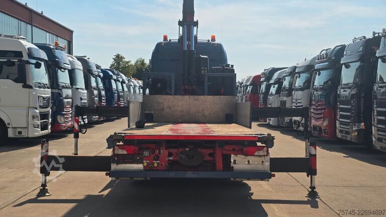 LKW mit Pritsche (offen) SCANIA R 490 * RETARDER * FASSI 14 M * LENK/LIFTACHSE *