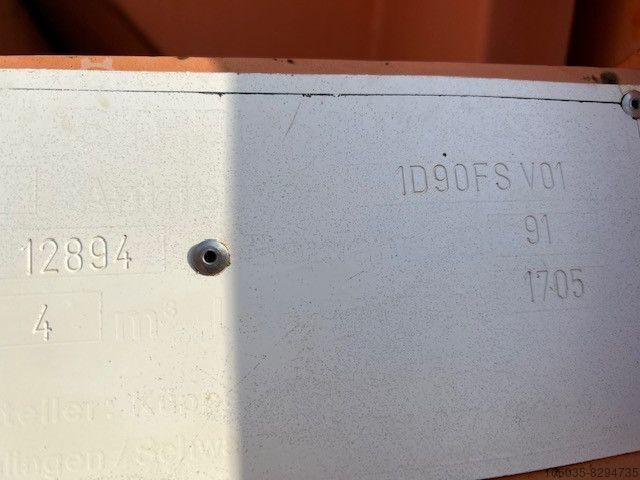 Special purpose truck  Salzstreuer Küpper-Weisser STA HD 4m² Ersatzteil