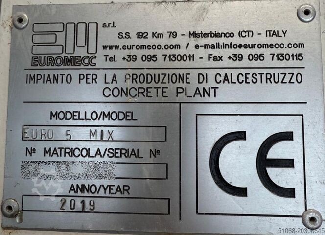 Stationäre Betonmischanlage EUROMECC Euro 5 Mix
