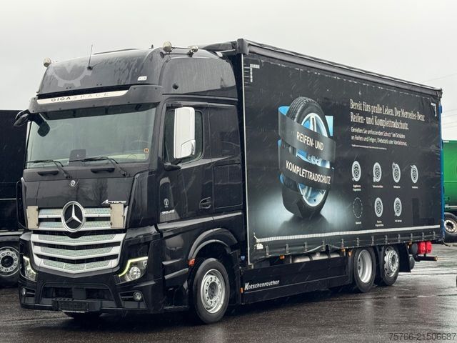 Jumbo truck MERCEDES-BENZ ACTROS 2548 / GIGSPACE / STAPLERHALTERUNG
