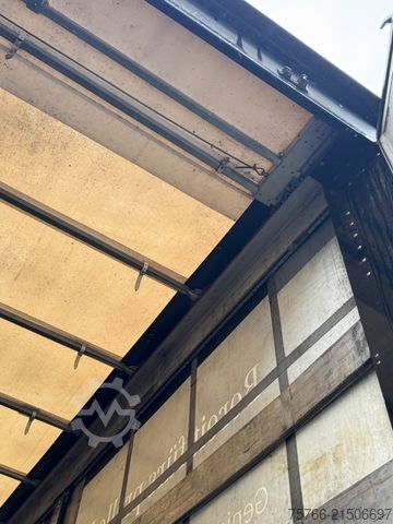 Flatbed truck with tarp MERCEDES-BENZ ACTROS 2548 / GIGSPACE / STAPLERHALTERUNG