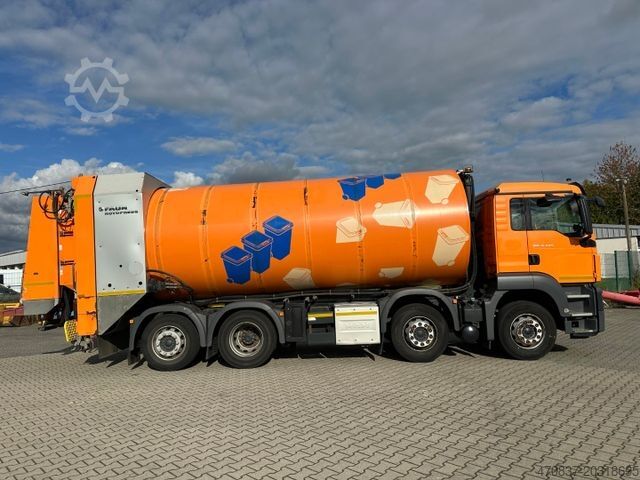 Garbage truck MAN TGS 35.440 / 8x2x6 / Faun Roto / EURO 6