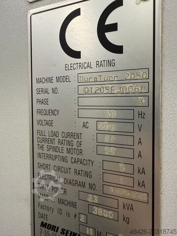 CNC Drehmaschine Mori Seiki Duraturn 2050