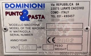 Pasta processing machine Dominioni P 55