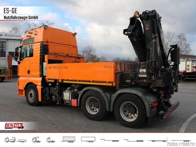 LKW mit Pritsche (offen) MAN TGX 26.540 + HIABV-Ladekran 477E-4 HIPRO