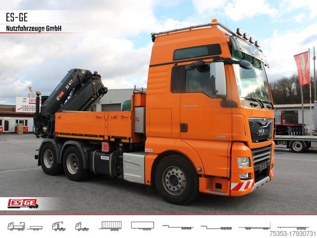 LKW mit Pritsche (offen) MAN TGX 26.540 + HIABV-Ladekran 477E-4 HIPRO