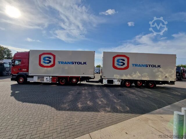Kühl-/Tiefkühltransport Scania R580 Topline 6x2*4 Frigo + Burg trailer - Retar...
