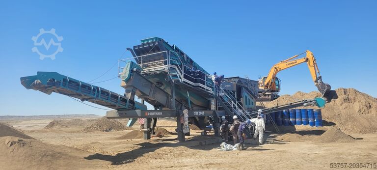 Sandwaschanlage / Kieswaschanlage Constmach Sand Washing Plant Mobile Sand Screening & Washing Plant