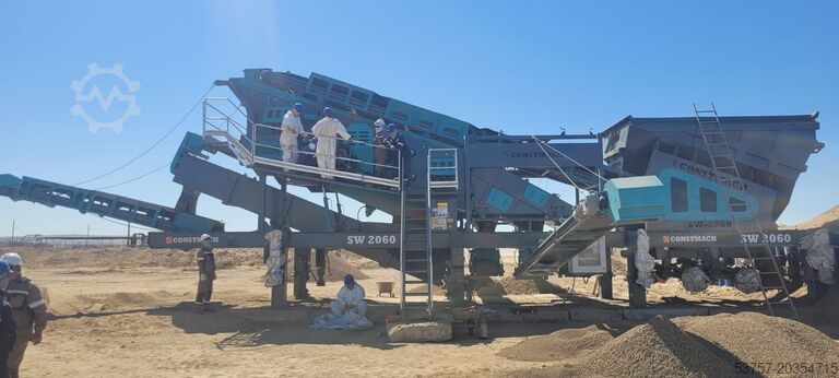 Sandwaschanlage / Kieswaschanlage Constmach Sand Washing Plant Mobile Sand Screening & Washing Plant