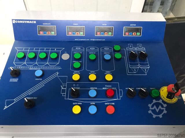 Betonmischanlage / Betonwerk CONSTMACH Centrale à Béton Centrale à Béton Stationnaire de 60 m3