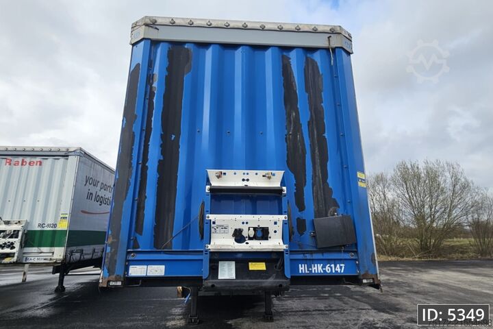 Schiebeplanen Krone SD / Disk brakes / Palletbox / Broken axle!