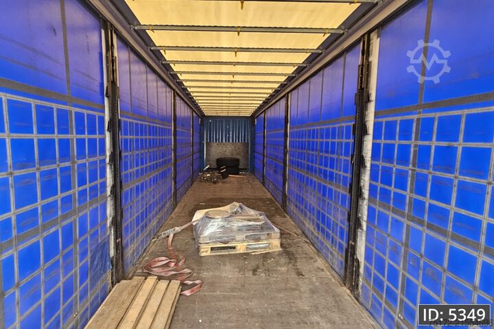 Schiebeplanen Krone SD / Disk brakes / Palletbox / Broken axle!