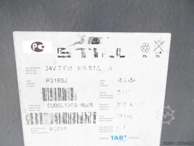 Electric 3-wheel forklift STILL RX 50-13