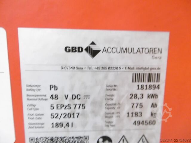Schubmaststapler LINDE R 16 - 01
