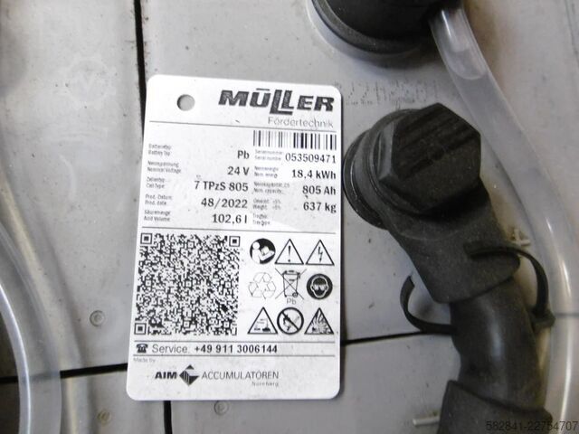 Elektro-Gabelstapler 3-Rad LINDE E 15 Z-02