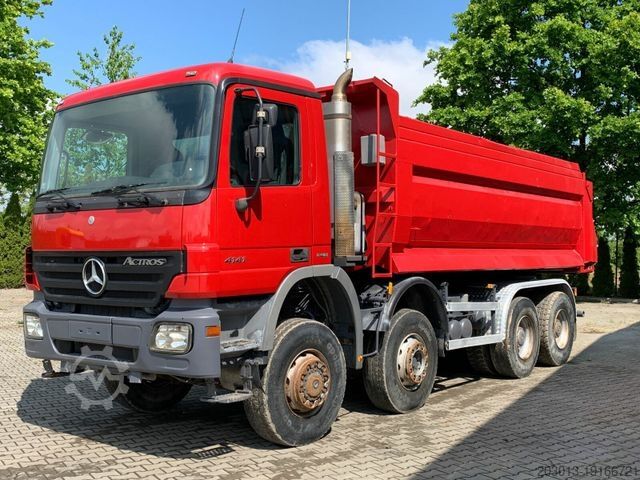 Tipper truck MERCEDES-BENZ ACTROS 4141 EURO4 8x6 Muldenkipper