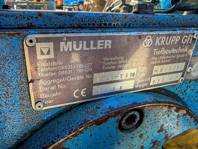 Pile driver MÜLLER MS-6 HFB Spundwandramme MS10