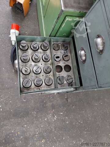 Hydraulic profile steel shear with punch station PEDDINGHAUS Peddiworker 500